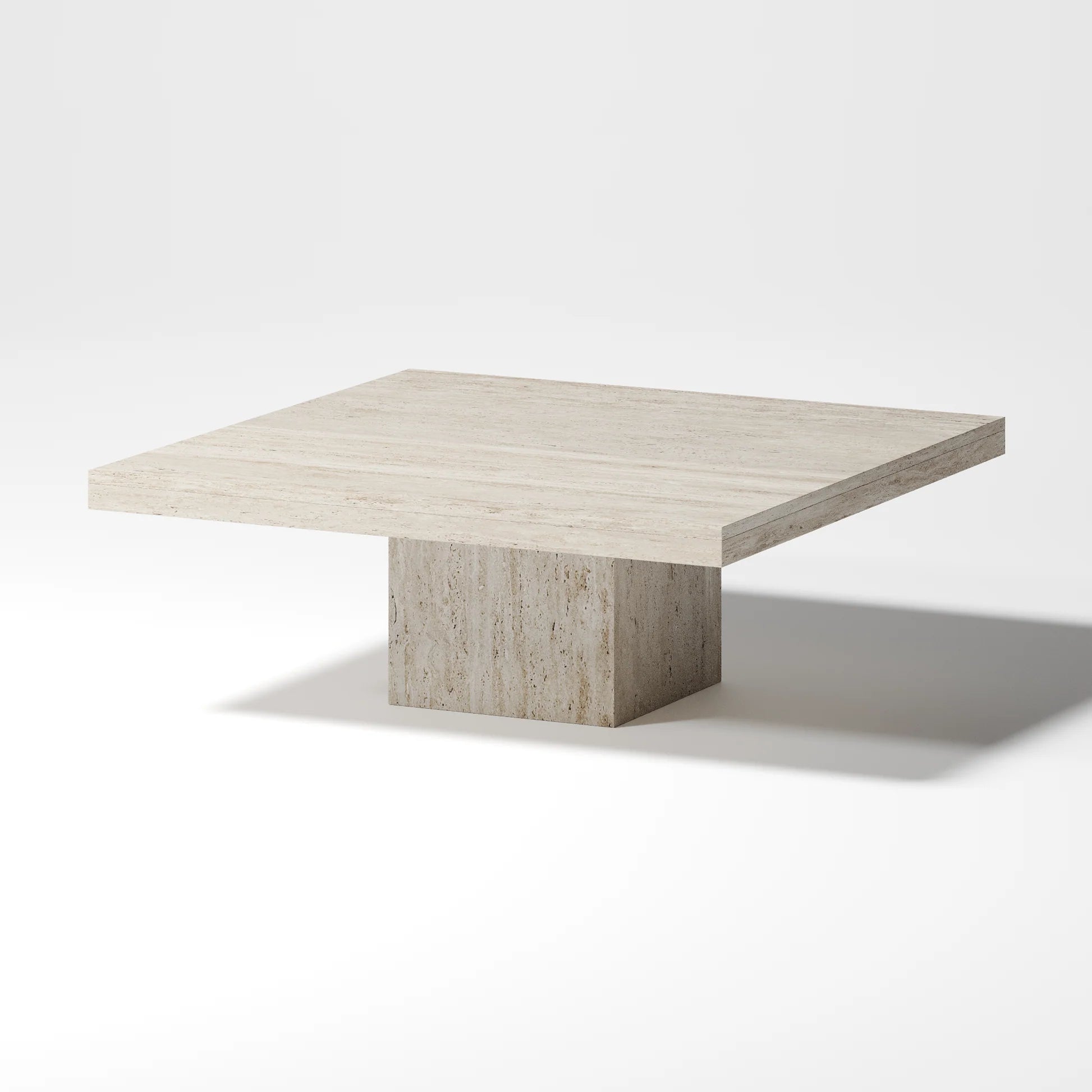 Serene Coffee Table - Travertine Filled