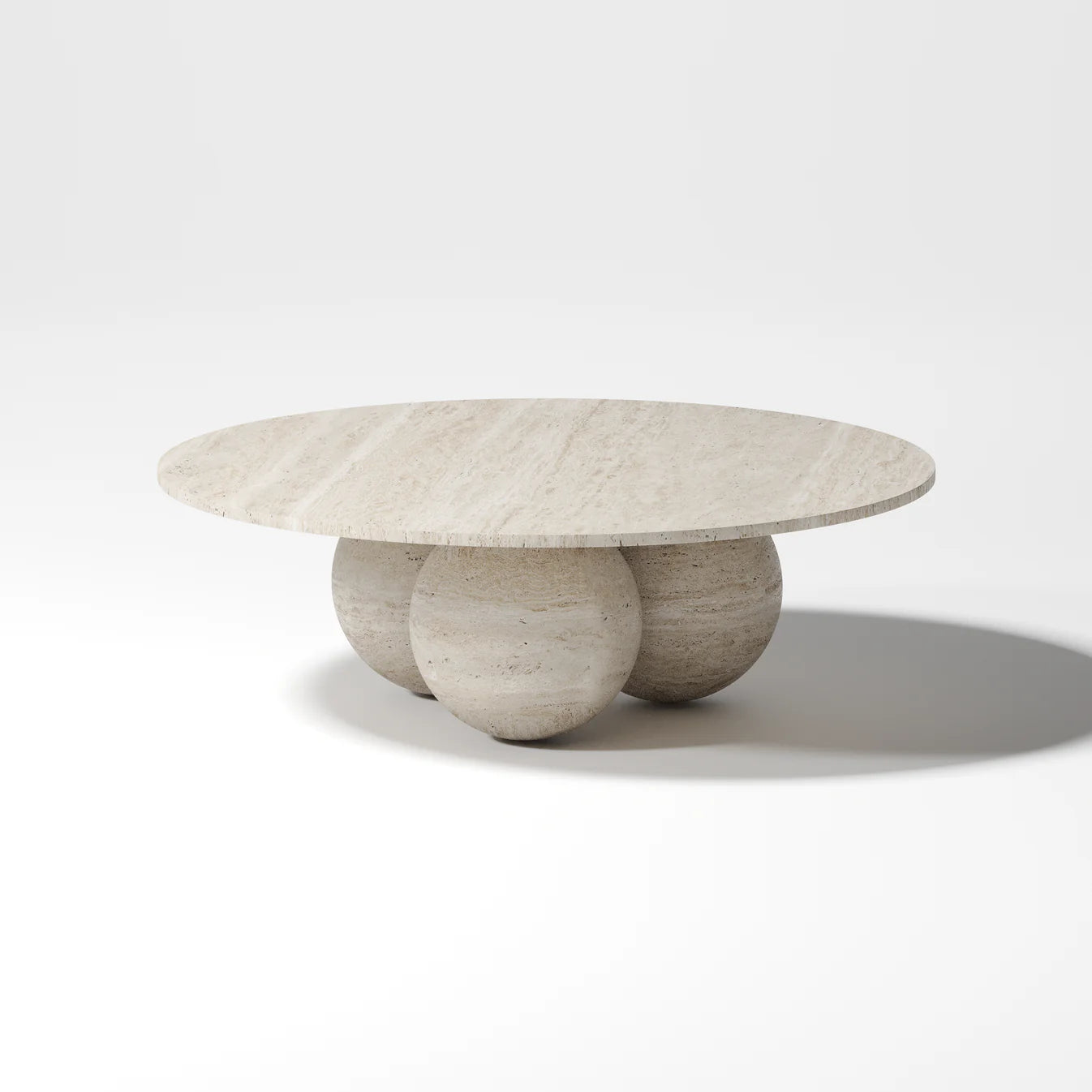 Solace Coffee Table - Travertine Filled