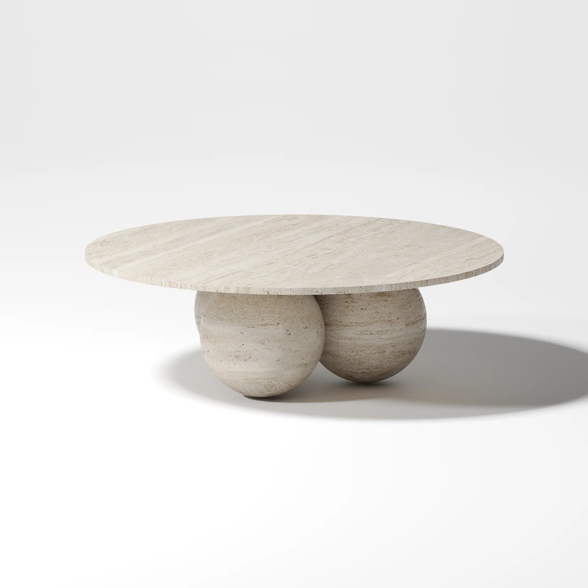 Solace Coffee Table - Travertine Filled