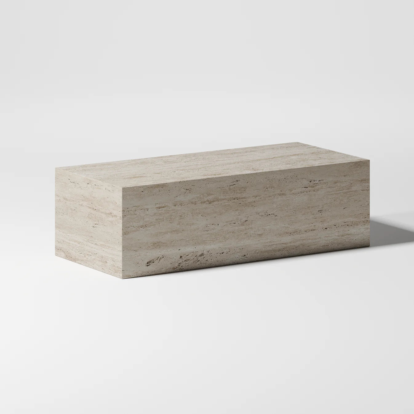 Eros Coffee Table - Travertine Filled
