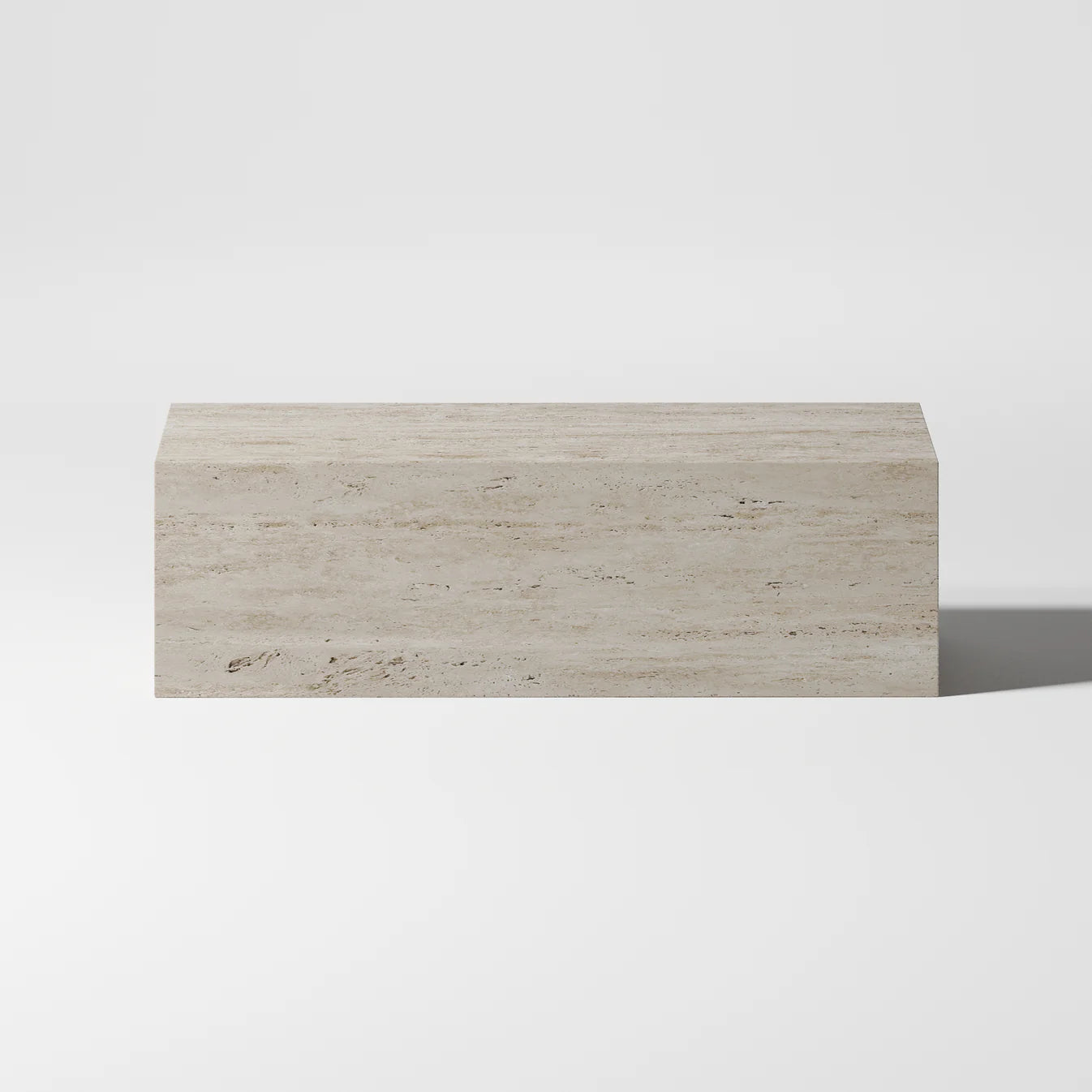 Eros Coffee Table - Travertine Filled
