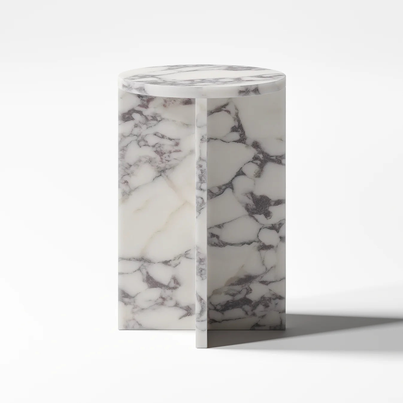 Ria Side Table - Calacatta Viola