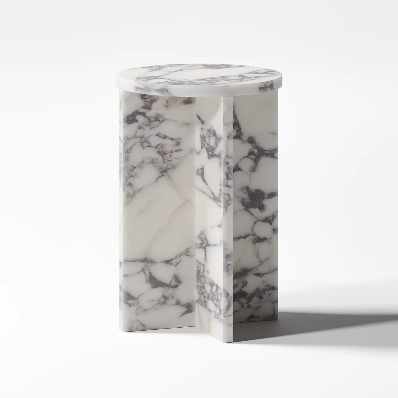 Ria Side Table - Calacatta Viola